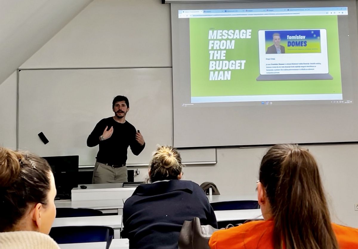 Gostujuće predavanje Luke Kerečina na Sveučilištu VERN'