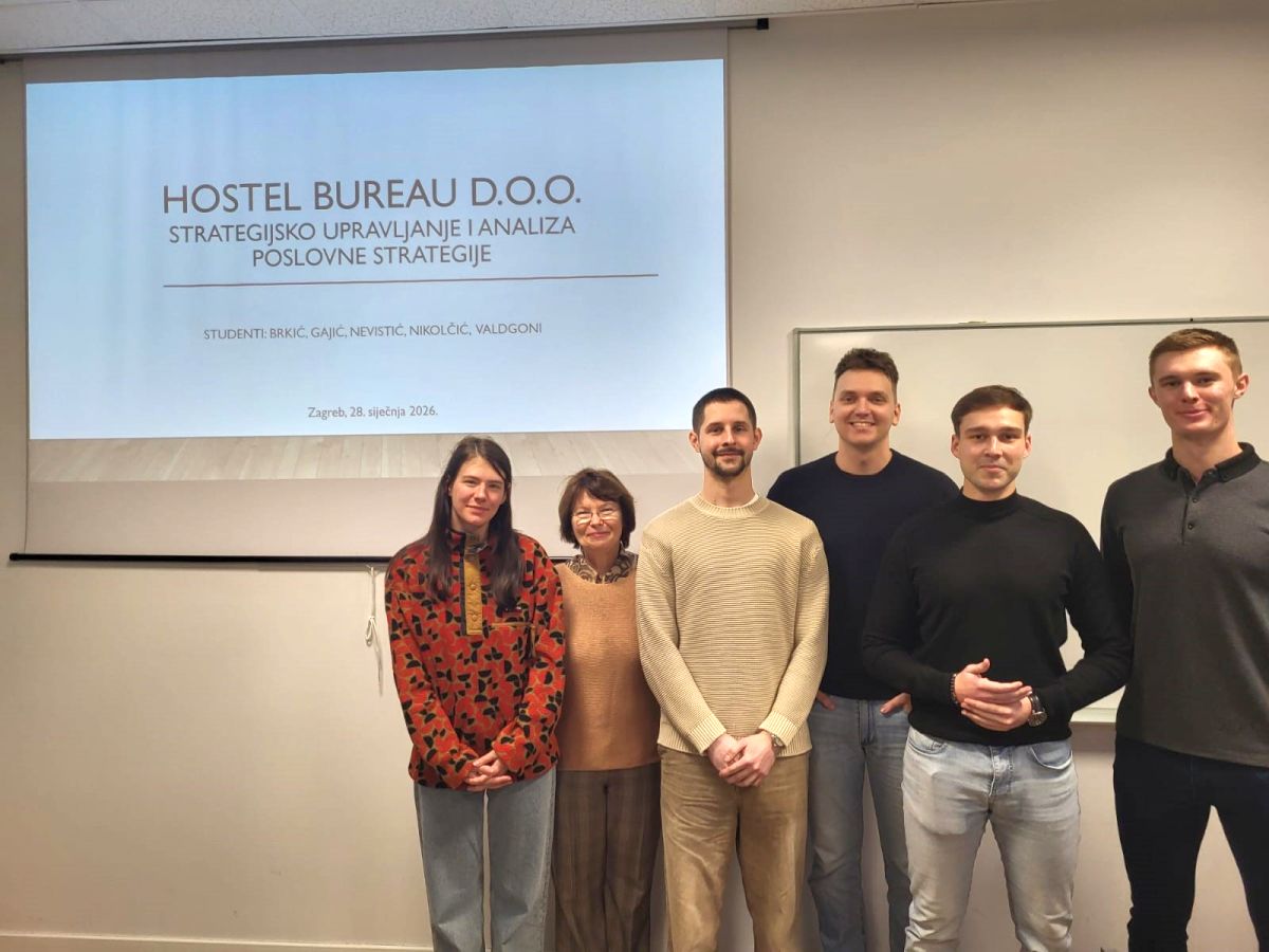 Studenti VERN'a s vlasnicom hostela i nositeljicom kolegija