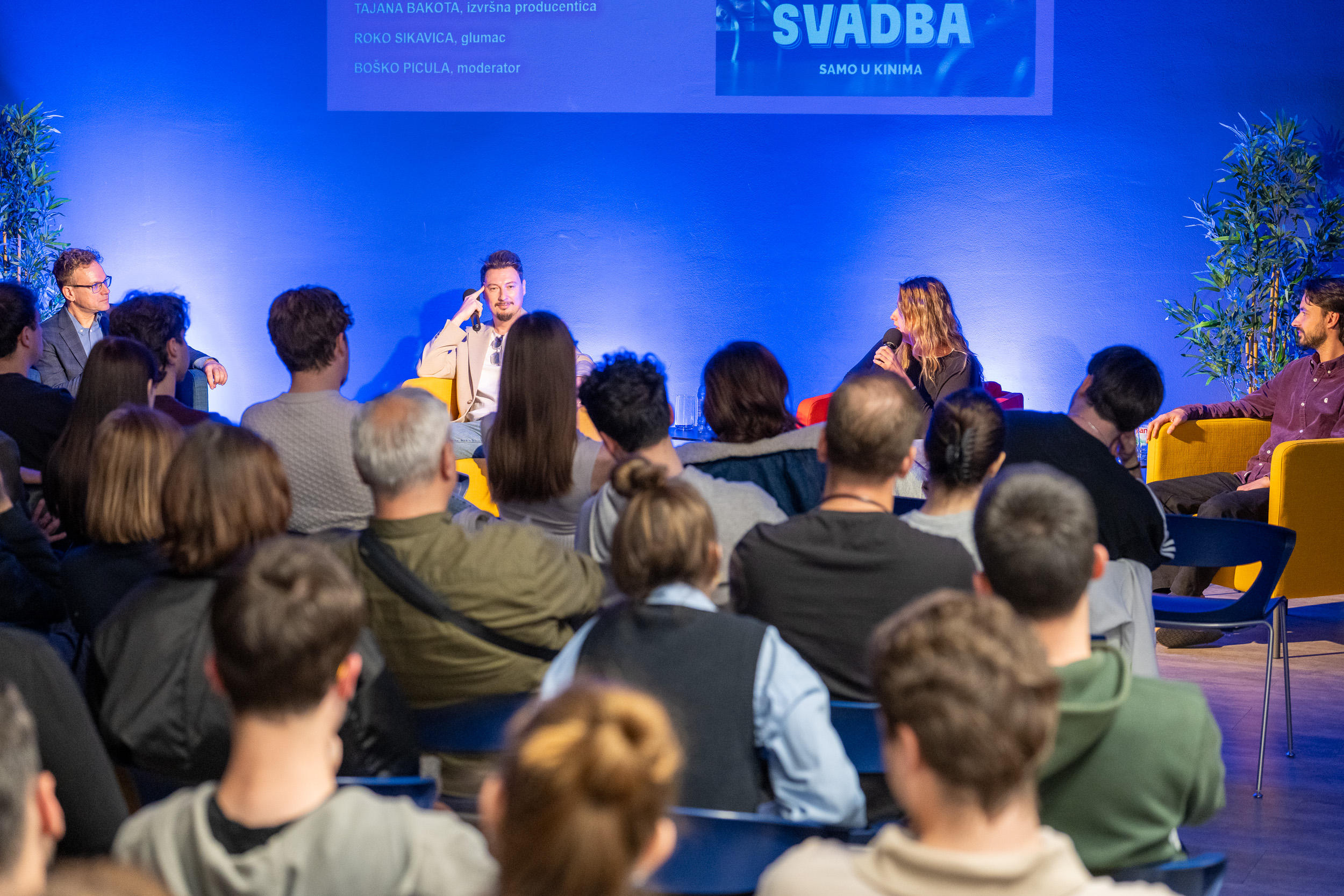 Projekcija filma "Svadba" na Sveučilištu VERN'