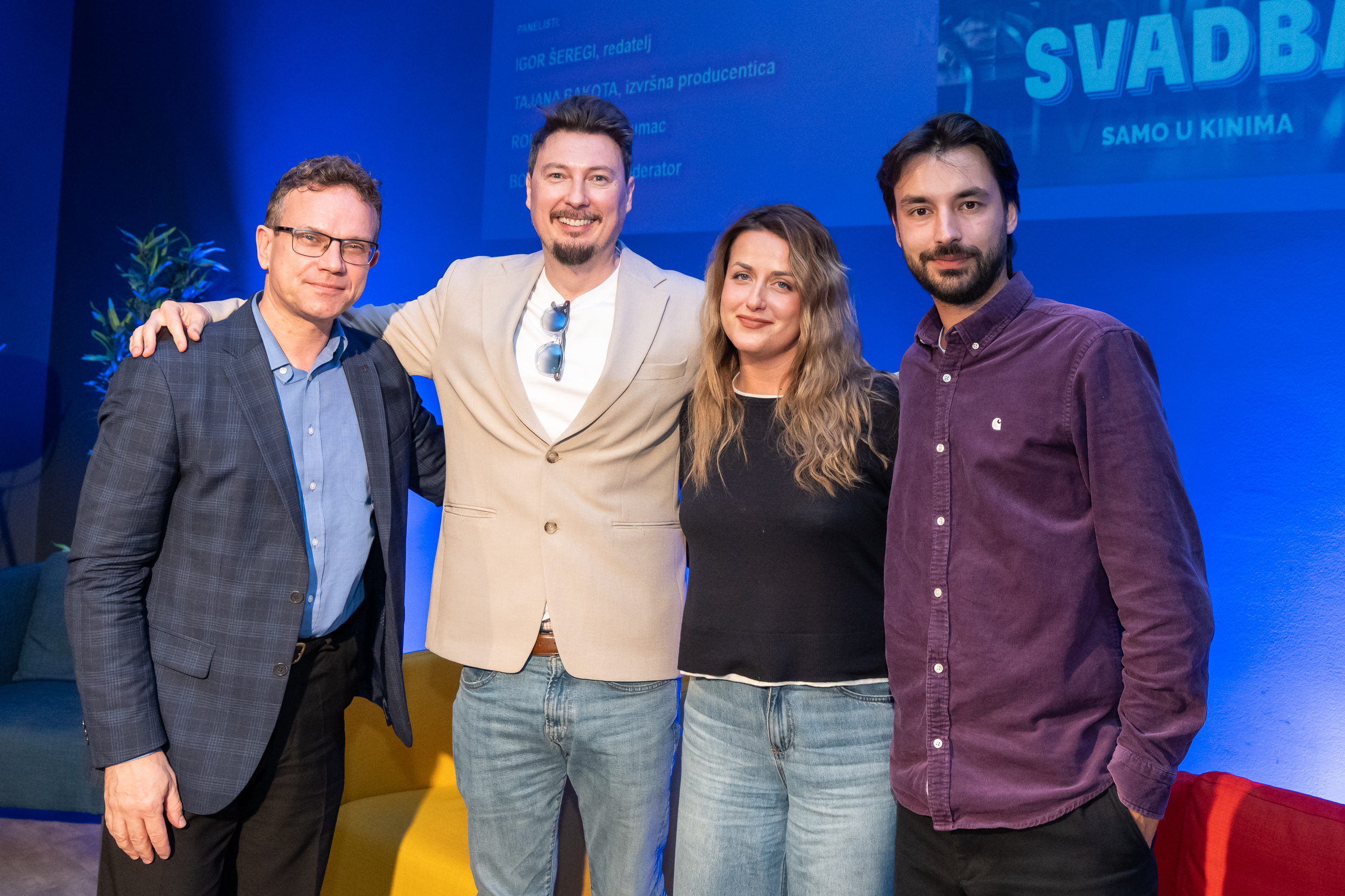 Projekcija filma "Svadba" na Sveučilištu VERN'