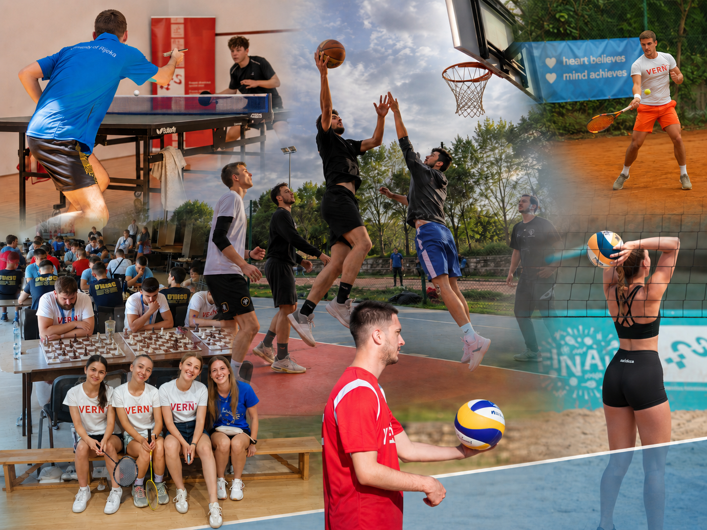 Studenti Sveučilišta VERN' na UniSport Finalsima