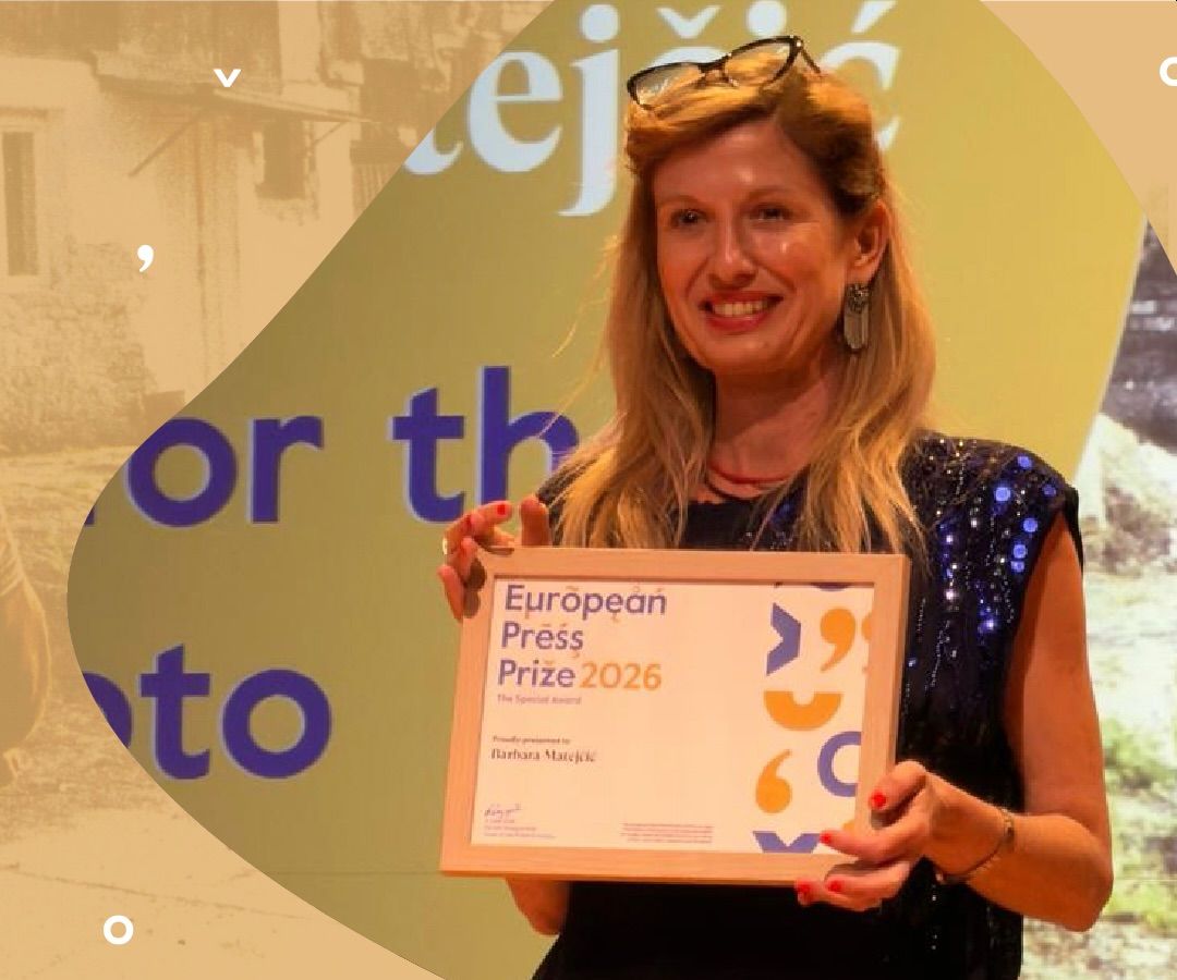 Barbara Matejčić Europska novinarska nagrada (European Press Prize Facebook)