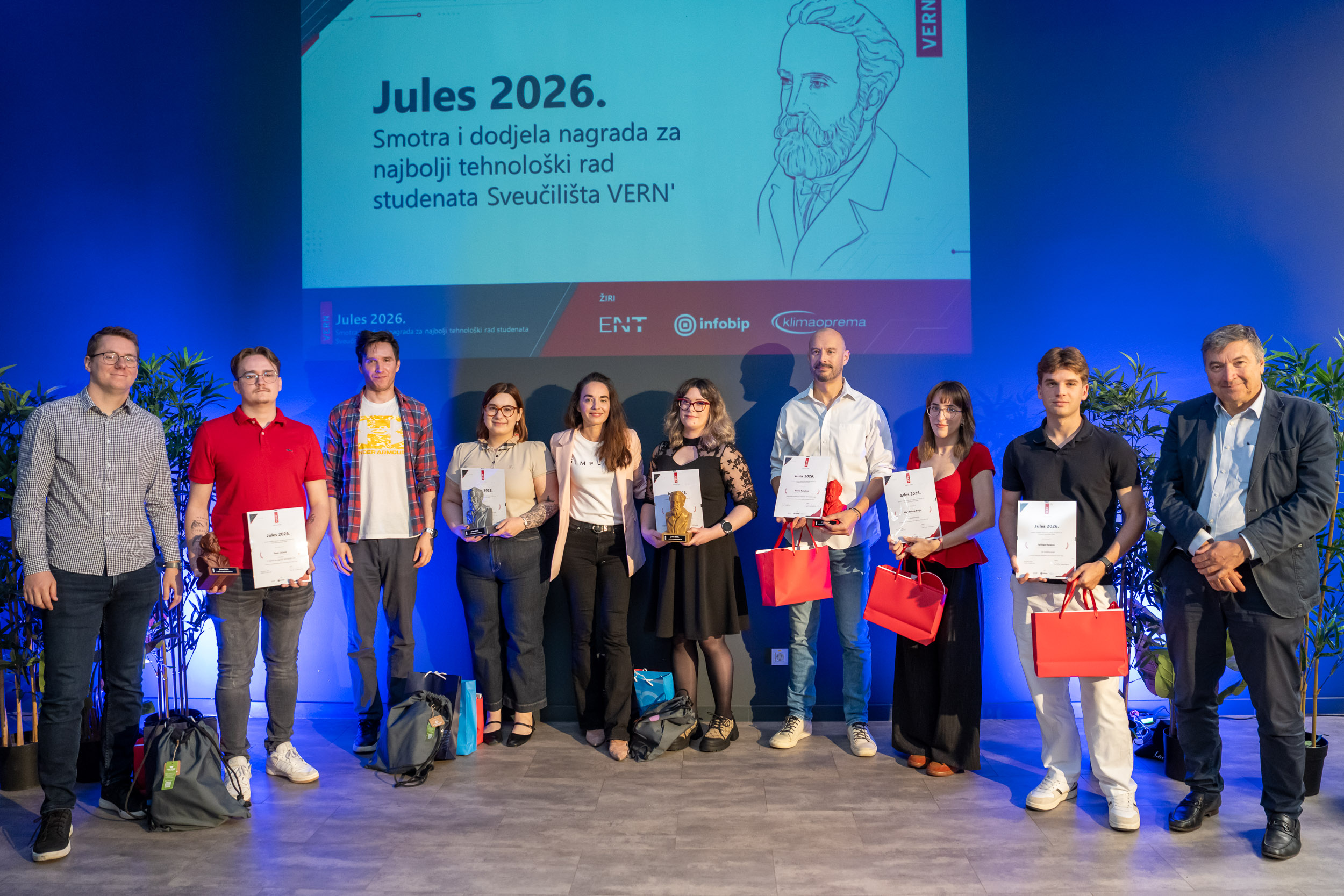 Dodjela nagrada Jules 2026. za najbolje tehnološke projekte studenata na Sveučilištu VERN'